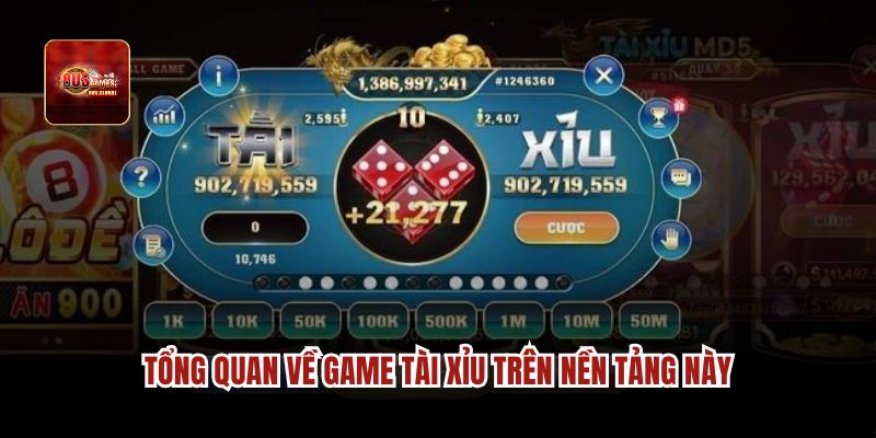 Tổng quan về game tài xỉu trên nền tảng này